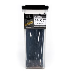 Big Timber No. 14 Ga. X 7 in. L Hex Drive Hex Washer Head Timber Screws 1.51 lb 25 pk