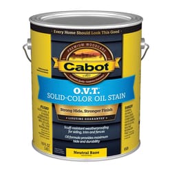 Cabot O.V.T. Solid Tintable Neutral Base Oil-Based Stain 1 gal