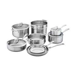 Zwilling J.A Henckels Stainless Steel Cookware Set Silver