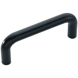 Hickory Hardware Midway Contemporary Cabinet Pull 3 in. Black 1 pk