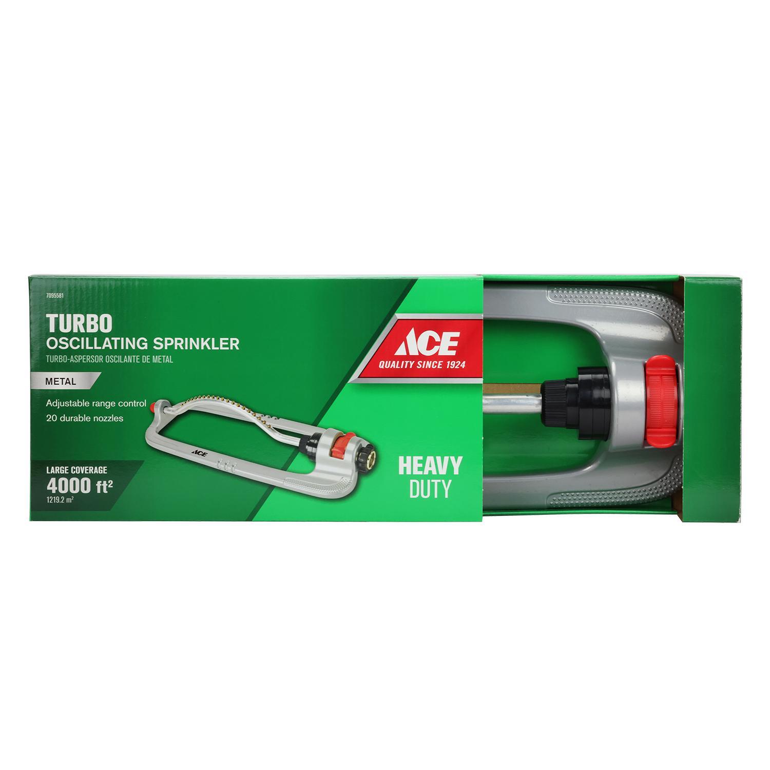 Ace Metal Sled Base Oscillating Sprinkler 4000 sq ft 1