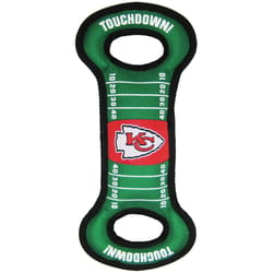 Pets First NFL Green Nylon Kansas City Chiefs Dog Tug Toy 1 pk