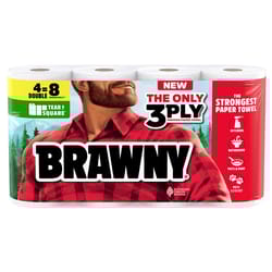 Brawny Tear-A-Square Paper Towels 76 sheet 3 ply 1 pk