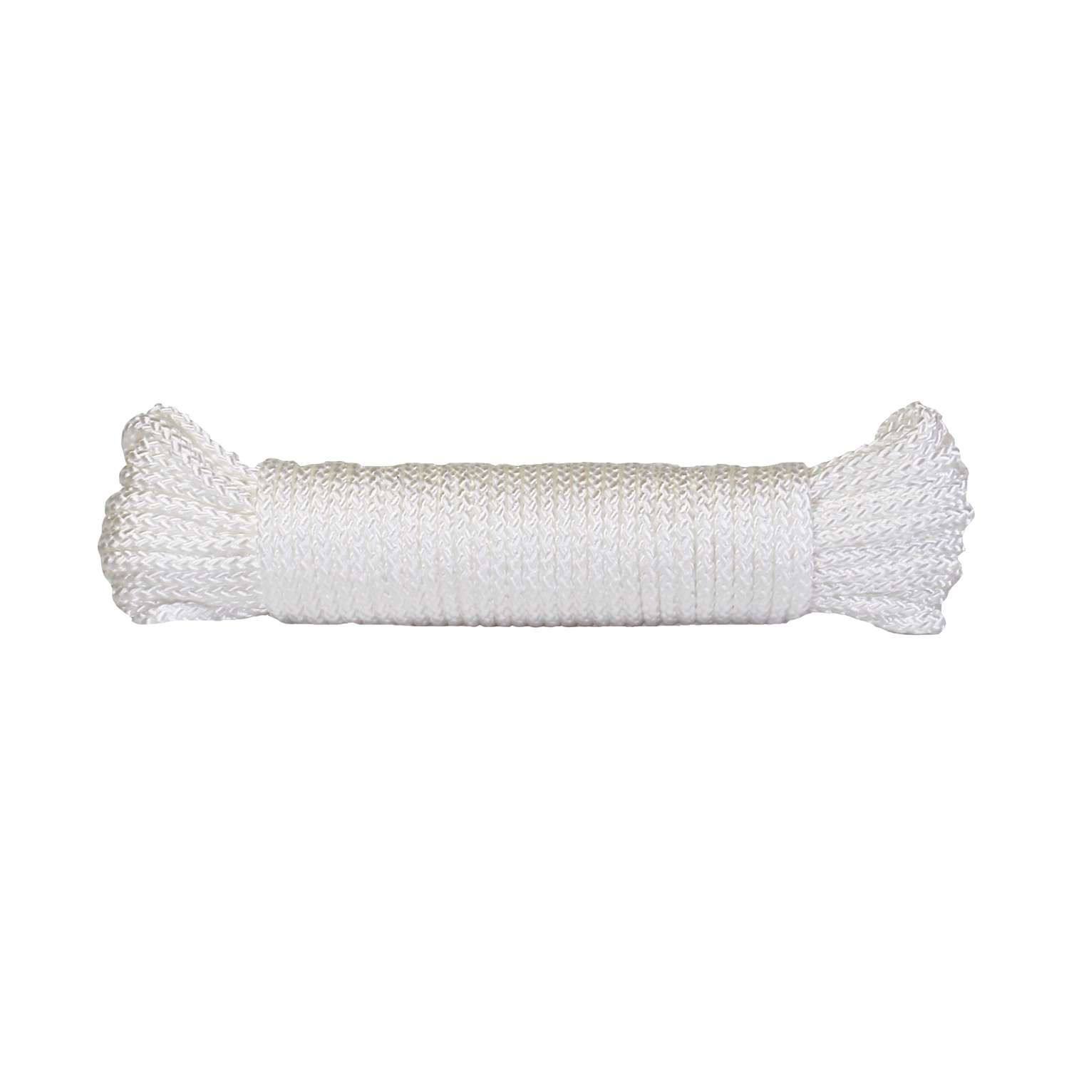 Ace 3/16 in. D X 50 ft. L White Braided Poly Rope - Ace Hardware