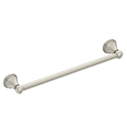 Moen Preston Brushed Nickel Towel Bar 18 in. L Aluminum