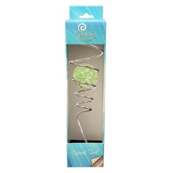 Spinfinity Designs Multi-color Stainless Steel 11 in. Silver Glow Tail Outdoor Spinner