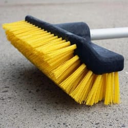 Unger 5 in. W Stiff Bristle Rubber Handle Water Flow Brush