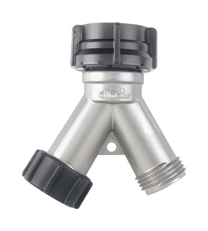 Gilmour Zinc Threaded Double Male YHose Connector Ace Hardware