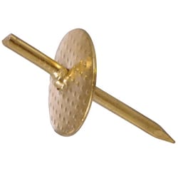 HILLMAN Brass-Plated One Piece Quick Hanger 20 lb 1 pk