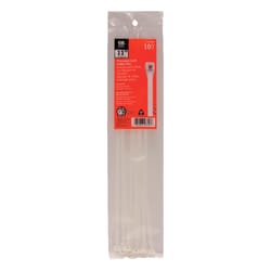 Gardner Bender 11 in. L White Cable Tie 10 pk