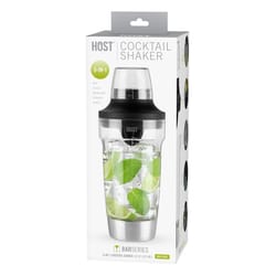 HOST 18 oz Clear Plastic Cocktail Shaker