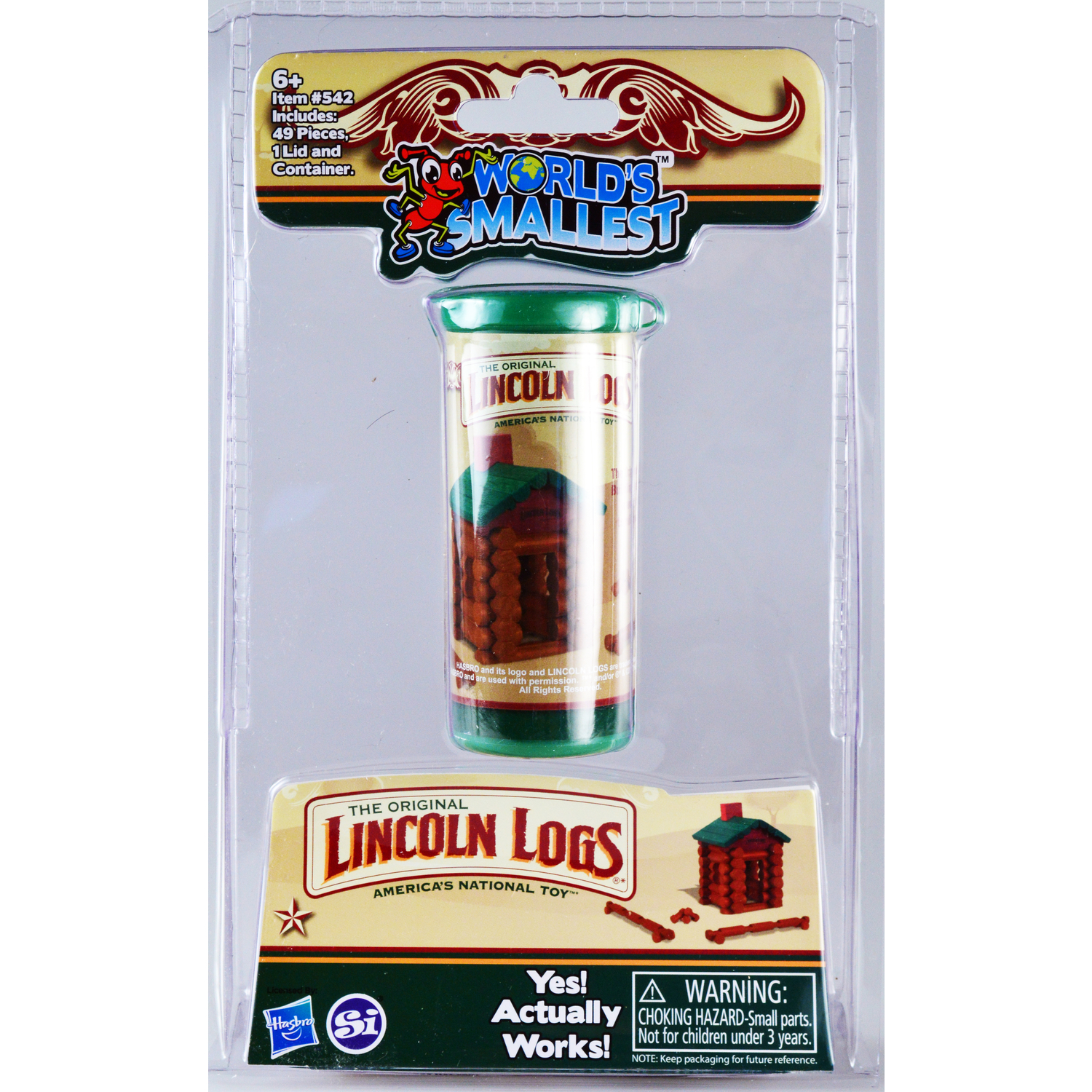 Photos - Other interior and decor Impulse Super  Worlds Smallest Lincoln Logs Wood Brown/Green 49 pc 542 