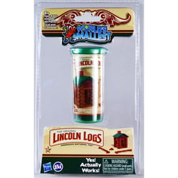 Super Impulse Worlds Smallest Lincoln Logs Wood Brown/Green 49 pc