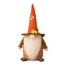 Glitzhome 24.02 in. Standing Gnome Fall Decor