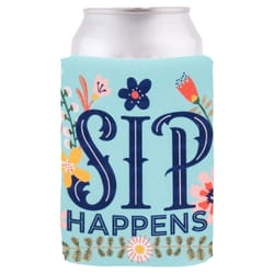 Karma Multicolored BPA Free Sip Happens Beverage Koozie