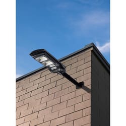 Classy Caps Motion-Sensing Solar Powered LED Black Security Light