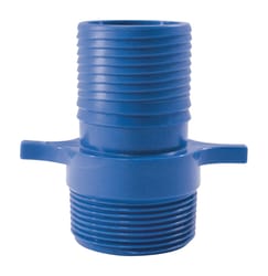 Apollo Blue Twister 1-1/2 in. Insert in to X 1-1/2 in. D MPT Acetal Male Adapter