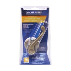 Schlage Flair Satin Nickel Dummy Lever Left Handed