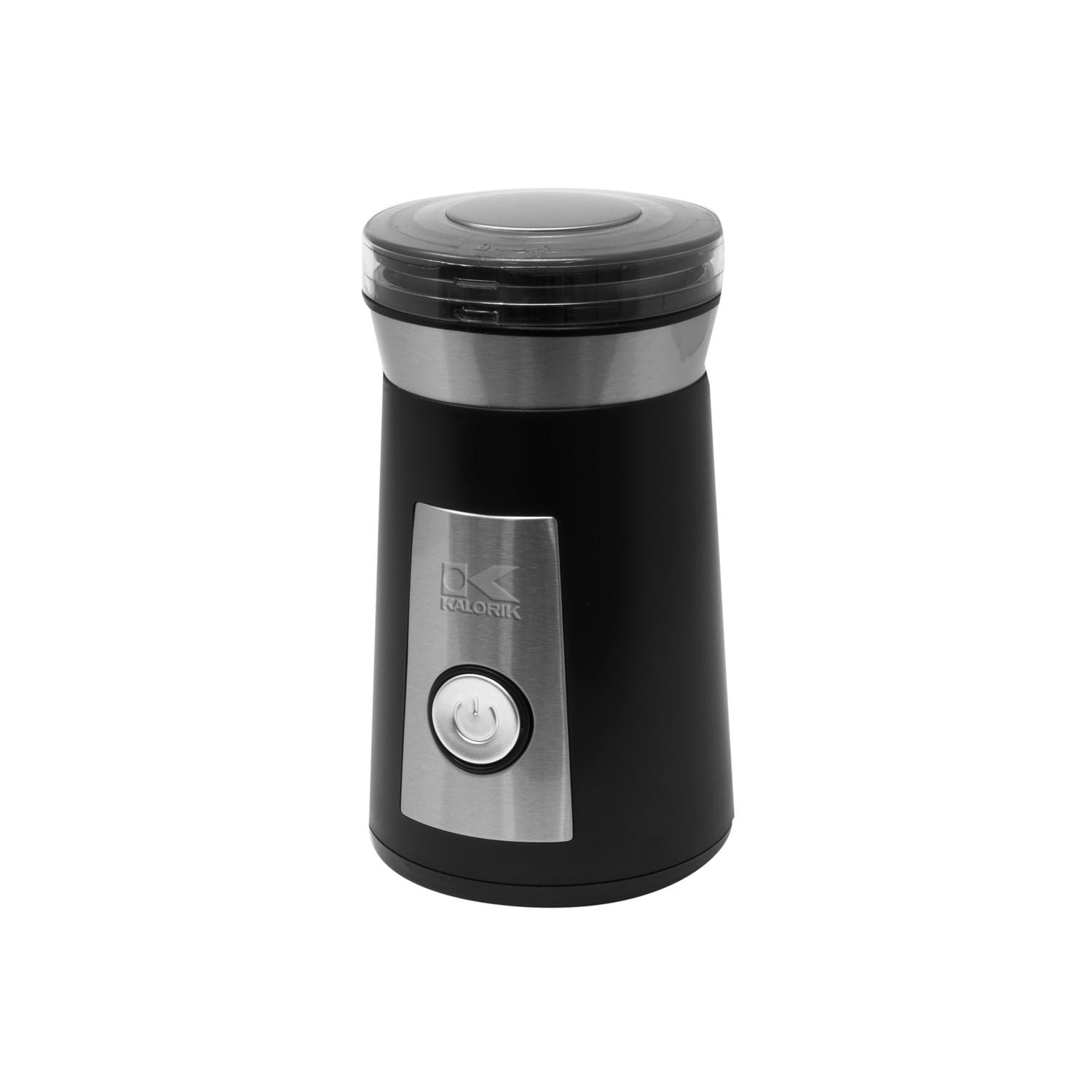 Kalorik Black Plastic/Steel 7 cups Coffee and Spice Grinder Sansujyuku sansujyuku.com