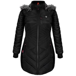 ActionHeat L Long Sleeve Women's Full-Zip Heated Jacket Kit Black