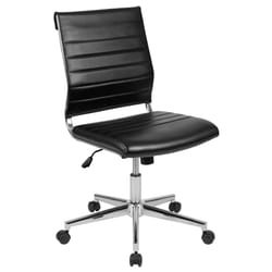 Flash Furniture Black Leather Office Chair