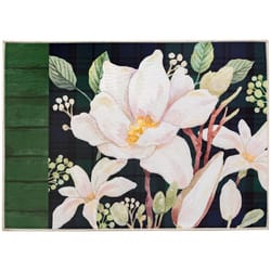 Olivia's Home 22 in. W X 32 in. L Multi-Color Blossoming Magnolia Polyester Accent Rug