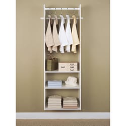 Deluxe Tower Closet Storage Wall Mounted Wardrobe Organizer Kit