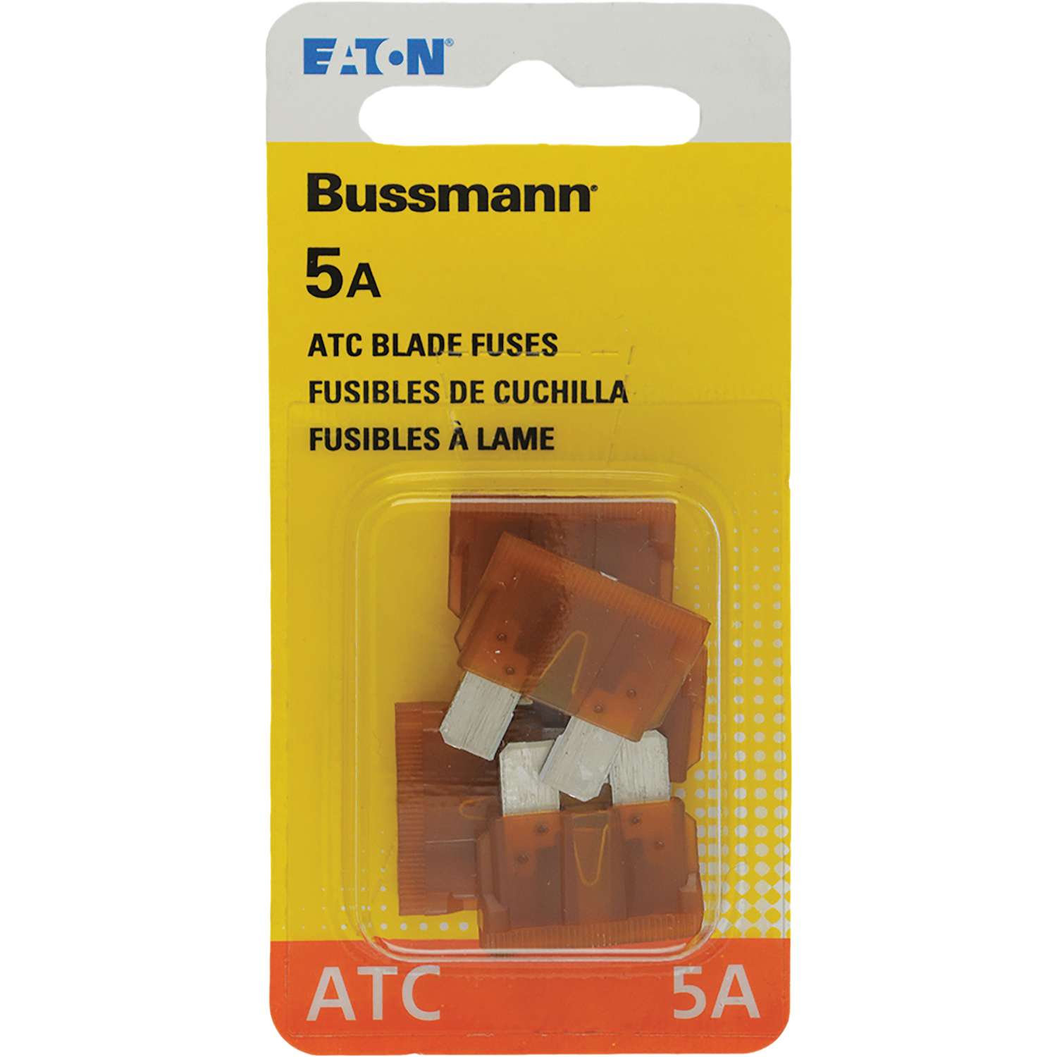 Bussmann 5 amps ATC Blade Fuse 5 pk Ace Hardware