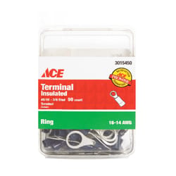 Ace Ring Terminal Blue 50 pk