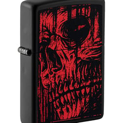 Zippo Black Red Skull Lighter 1 pk