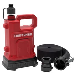 Craftsman 1/2 HP 3000 gph Thermoplastic Switchless Switch Bottom AC Submersible Utility Pump