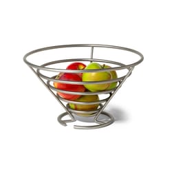 Spectrum 12 oz Silver Steel Fruit Bowl 1 pk