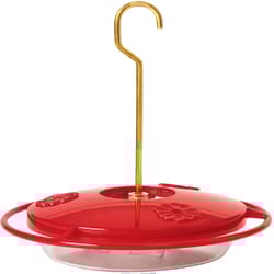 Aspects HummZinger Mini Hummingbird 8 oz Polycarbonate Hummingbird Feeder Nectar Bird Feeder 3 ports