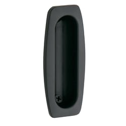 Baldwin Estate 3.5 in. L Oil Rubbed Bronze Brass Flush Mortise Finger Pull