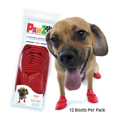 PawZ Red Dog Boots Small