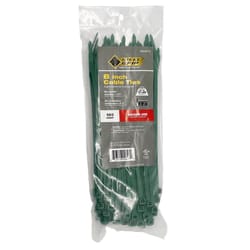 Steel Grip 8 in. L Green Cable Tie 100 pk