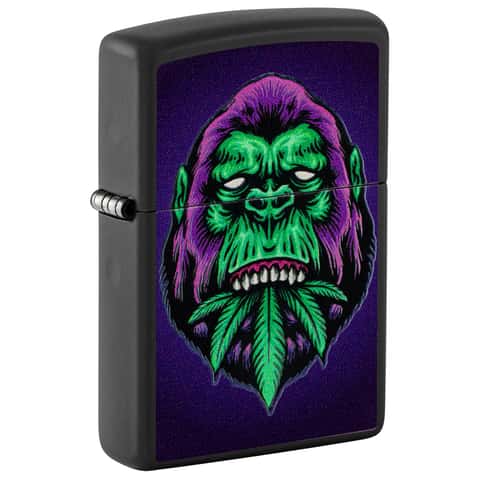 Zippo Multicolored Cannabis Gorilla Lighter 2 oz 1 pk Mfr# 48585 