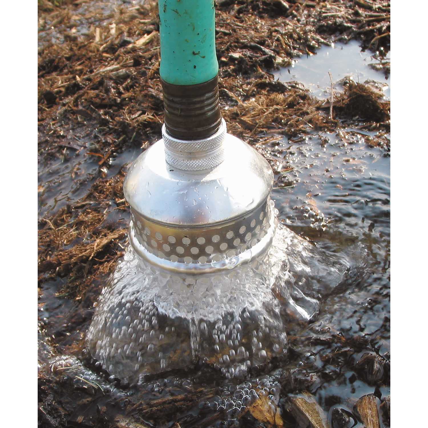 Ace 3 in. Dia. Silver Aluminum Gentle Soaker Ace Hardware