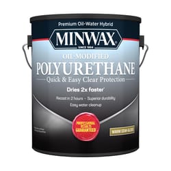 Minwax Water Based Oil-Modified Semi-Gloss Clear Polyurethane 1 gal