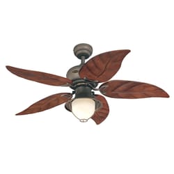 Westinghouse Oasis 48 in. Oil Rubbed Bronze Brown LED Indoor and Outdoor Ceiling Fan