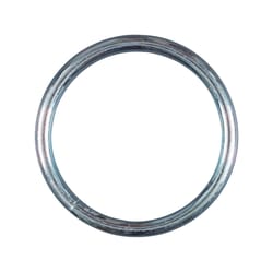 Baron Medium Nickel Plated Silver Steel Ring 1 pk