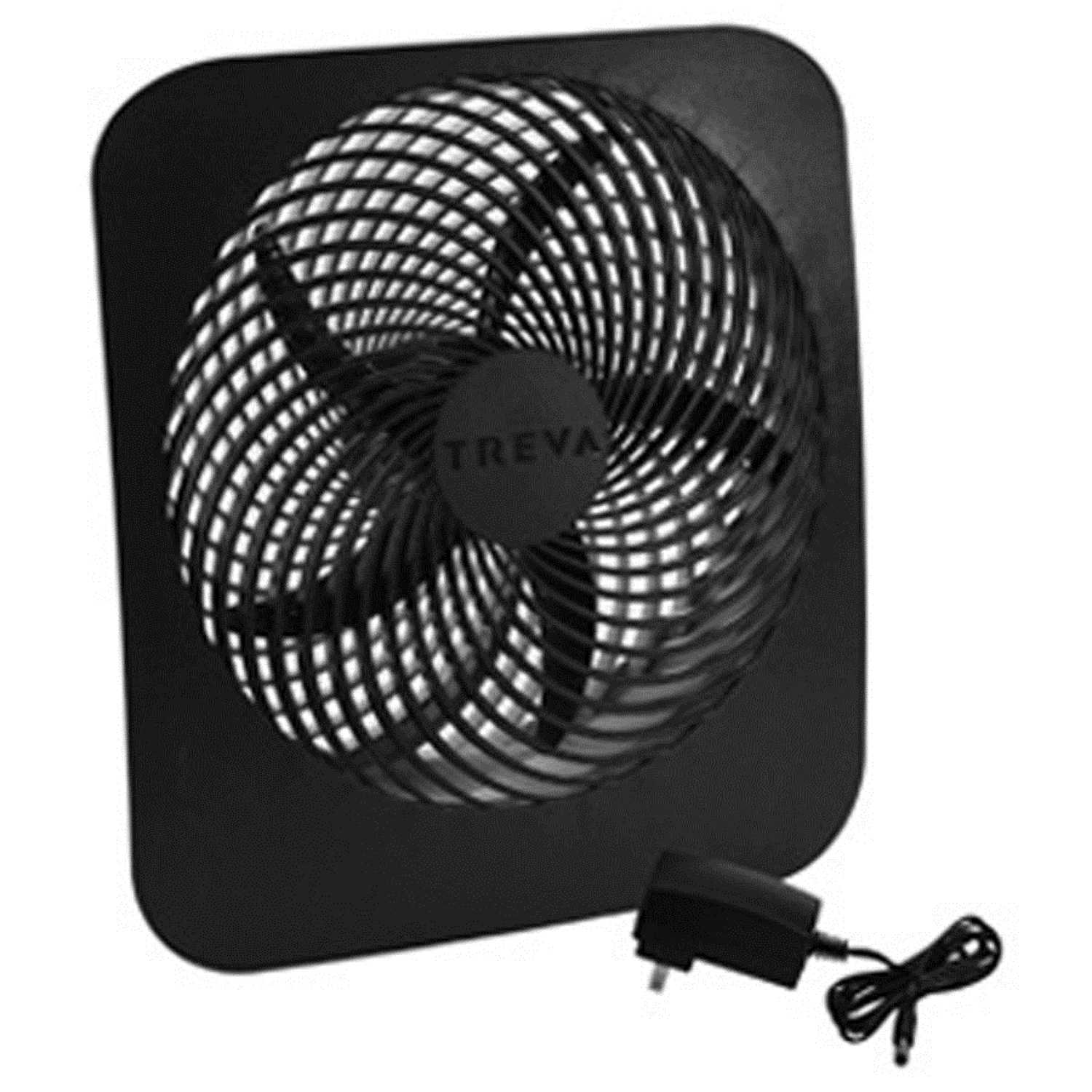 O2 Cool 12.8 in. H x 10 in. Dia. 2 speed Battery Personal Fan Ace