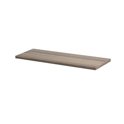 Dolle Lite 0.75 in. H X 31.5 in. W X 9.8 in. D Driftwood Particle Board Shelf Board