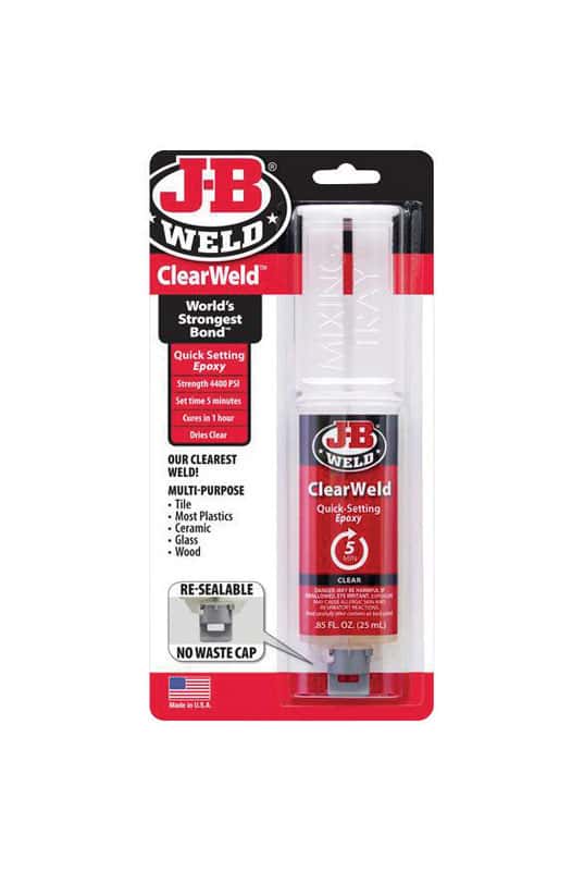 JB Weld Clear Weld High Strength Automotive Adhesive Gel 0.85 oz Ace