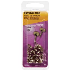 HILLMAN Anchor Wire 7/16 in. Furniture Nickel Stainless Steel Nail Round Head