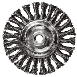 Century Drill & Tool 6 in. Cable Twist Wire Wheel Brush Steel 9000 rpm 2 pc