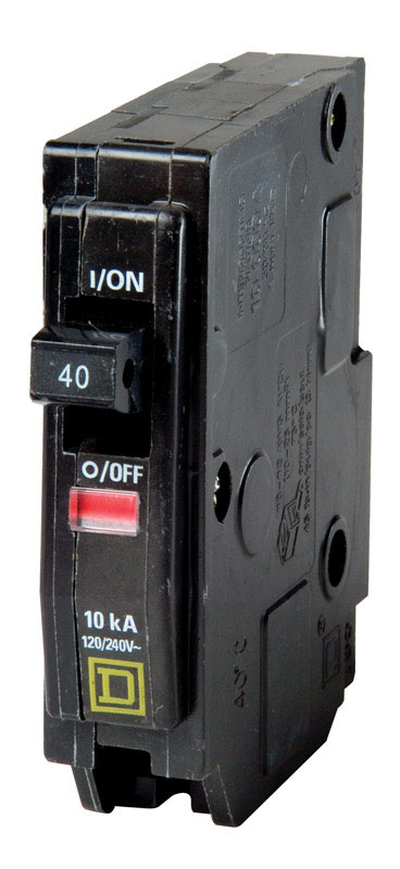UPC 047569838019 product image for Square D QO 40 amps Plug In Single Pole Circuit Breaker | upcitemdb.com
