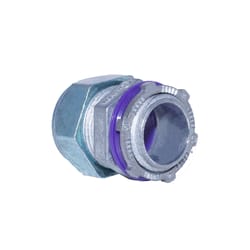 Sigma Engineered Solutions 1/2 in. D Die-Cast Zinc Rain-Tight Compression Connector For EMT 1 pk