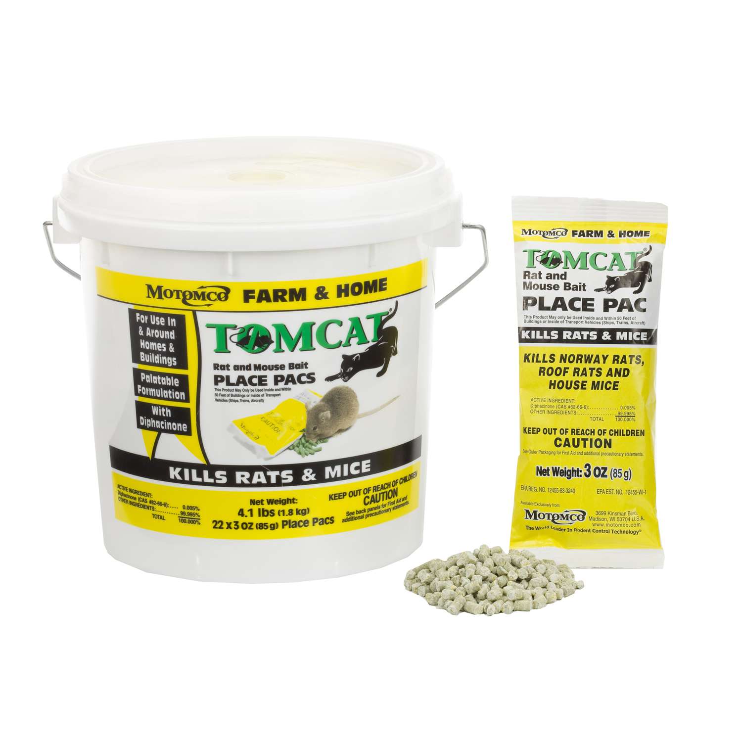 Motomco Tomcat Bait Station Pellets For Mice and Rats 4.1 - Ace Hardware