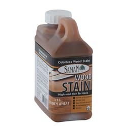 Saman Semi-Transparent Golden Wheat Water-Based Wood Stain 32 oz